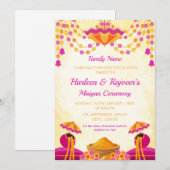 Traditional Maiyan Ceremony Invitation Card 招待状 (正面/裏面)