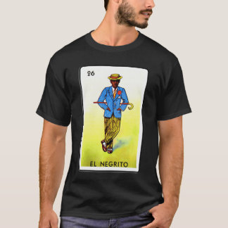 Traditional Meican card game N26 El negrito Premiu Tシャツ