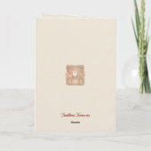 Traditional Merry Christmas Bakery Card Freshly カード (裏面)