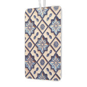 Traditional Moroccan Ceramic Pattern Air Freshener カーエアーフレッシュナー (左)