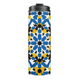 Traditional Moroccan Zellige Geometric Pattern タンブラー