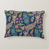 Traditional Mughal Allover Designart,pattern,flora アクセントクッション (裏面)