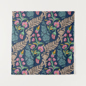 Traditional Mughal Allover Designart,pattern,flora タペストリー (正面)
