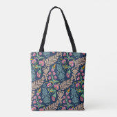 Traditional Mughal Allover Designart,pattern,flora トートバッグ (裏面)