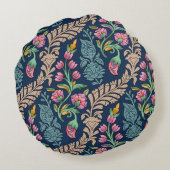 Traditional Mughal Allover Designart,pattern,flora ラウンドクッション (裏面)