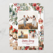 Traditional Nutcracker Christmas Photo Card シーズンカード (正面/裏面)