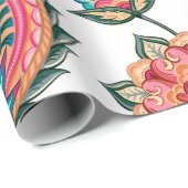 Traditional oriental seamless paisley pattern. Vin ラッピングペーパー (ロールコーナー)