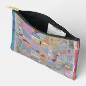 Traditional Patchwork Geometric Accessory Bag アクセサリーポーチ (見開き)
