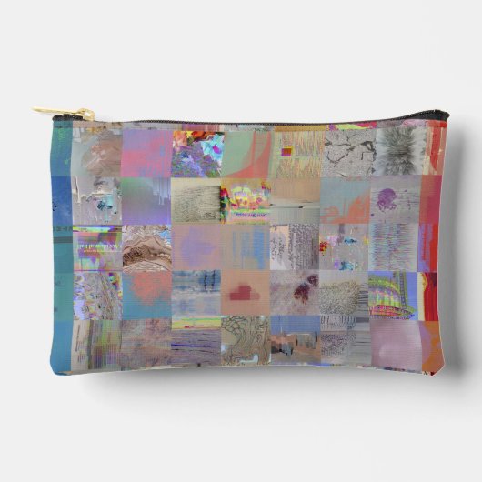 Traditional Patchwork Geometric Accessory Bag アクセサリーポーチ (正面)