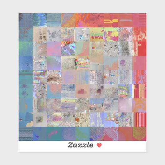 Traditional Patchwork Geometric Gift Wrap シール (シート)