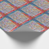 Traditional Patchwork Geometric Gift Wrap ラッピングペーパー (角)