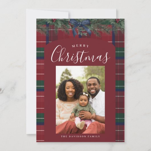 Traditional Plaid シーズンカード (正面)