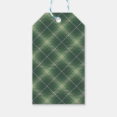 Traditional plaid in green. ギフトタグ (正面)