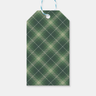 Traditional plaid in green. ギフトタグ