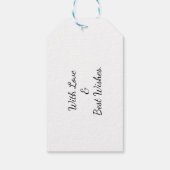 Traditional plaid in green. ギフトタグ (裏面)