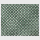Traditional plaid in shades of  green ラッピングペーパー (フラット)