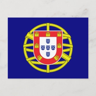 Traditional Portugal Coat of Arms Patriotic Gift ポストカード