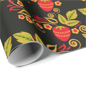 Traditional Russian seamless pattern with berries  ラッピングペーパー (ロールコーナー)