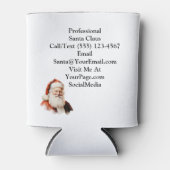 Traditional Santa Claus Business Card 缶クーラー (正面)