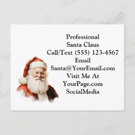 Traditional Santa Claus Business PostCard ポストカード