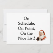 Traditional Santa Claus Business Thank You Card サンキューカード (裏面)