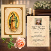 Traditional Spanish Our Lady of Guadalupe Funeral 