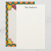 Traditional Stylish  Paper 便箋 (正面/裏面)