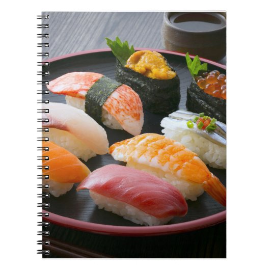 Traditional Sushi Art Notebook – SUSHIMI Collectio ノートブック (正面)
