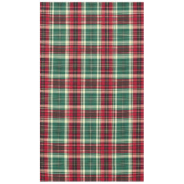 Traditional Tartan Christmas Tablecloth  テーブルクロス