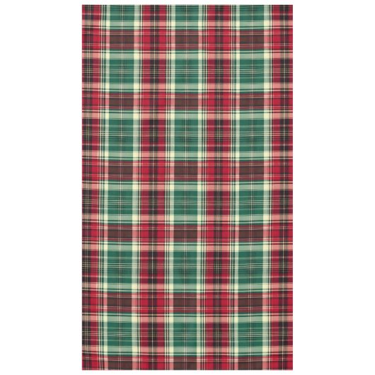 Traditional Tartan Christmas Tablecloth  テーブルクロス (正面)