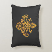 Traditional Tattoo Art Inspired Design アクセントクッション (正面(垂直))
