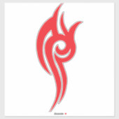 Traditional Tattoo Art Inspired Design シール (シート)