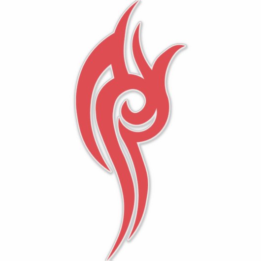 Traditional Tattoo Art Inspired Design シール (正面)