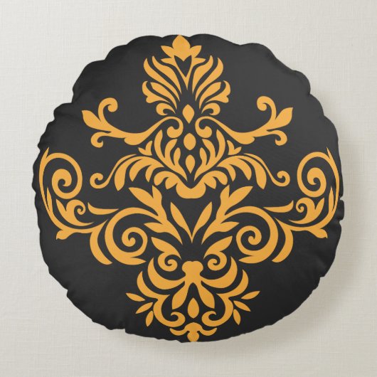 Traditional Tattoo Art Inspired Design ラウンドクッション (正面)