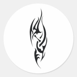 Traditional Tattoo Art Inspired Design ラウンドシール