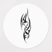 Traditional Tattoo Art Inspired Design ラベル (デザイン1)