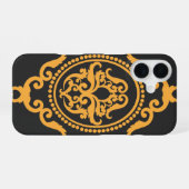 Traditional Tattoo Art Inspired Design iPhone 16ケース (裏面横)