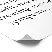 Traditional TCM Wall Art for Acupuncturist ポスター (角)