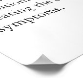 Traditional TCM Wall Art for Acupuncturist ポスター (角)