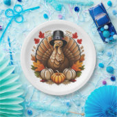 Traditional Thanksgiving Design ペーパープレート (パーティー)