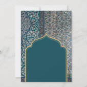 Traditional Turkish Mosaic Ramadan Iftar Dinner 招待状 (裏面)