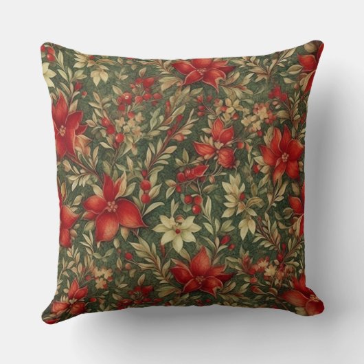 Traditional Vintage Christmas クッション (裏面)