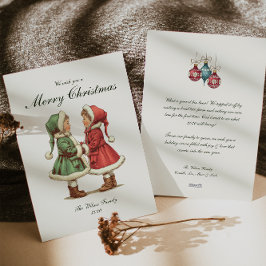 Traditional Vintage Christmas  シーズンカード