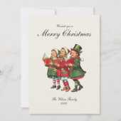 Traditional Vintage Christmas  シーズンカード (正面)