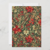 Traditional Vintage Christmas  シーズンカード (裏面)