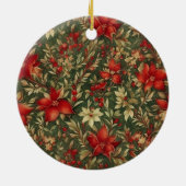 Traditional Vintage Christmas セラミックオーナメント (裏面)