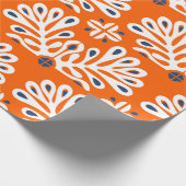 Traditional vintage ornament in Scandinavian style ラッピングペーパー (角)