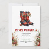 Traditional Western Christmas greeting card シーズンカード (正面)