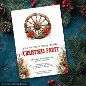Traditional Western Christmas party invitation 招待状