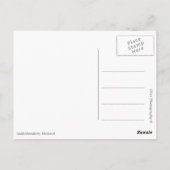 Traditional windmill under the Northern Lights ポストカード (裏面)